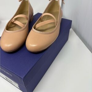 Stuart Weitzman Nude Ballet Flats